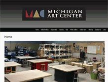 Tablet Screenshot of michiganartcenter.com